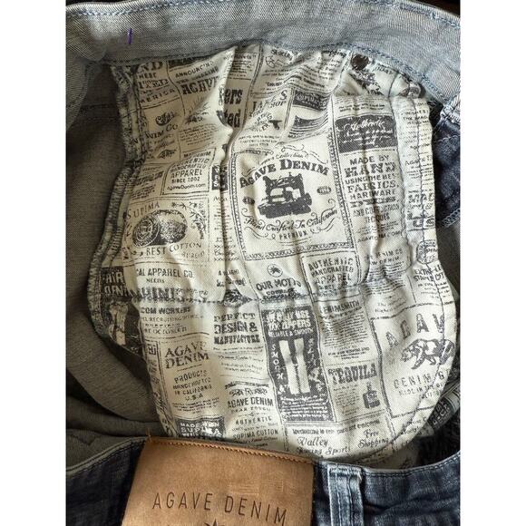 Agave Denim Men’s The Rocker Slim Straight Jean Medium Wash Size 36 - Picture 14 of 14